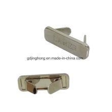 Dongguan Manufacturer Wholesale Custom Zinc Alloy Metal Plate for Handbags